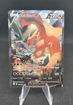 Pokemon Charizard V (Alternate Full Art) 154/172 Swsh09: Brilliant Stars - Image 1