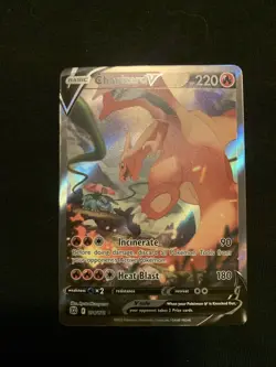 Charizard V (Alternate Full Art) 154/172 Swsh09: Brilliant Stars Holo Pokemon - Image 1