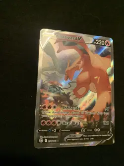 Charizard V (Alternate Full Art) 154/172 Swsh09: Brilliant Stars Holo Pokemon - Image 2