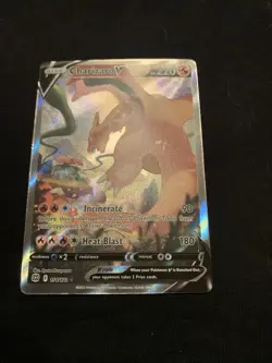 Charizard V (Alternate Full Art) 154/172 Swsh09: Brilliant Stars Holo Pokemon - Image 3