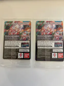 Two - One Piece Monkey.D.Luffy US College Basketball Promo Card *SEALED* - Image 4