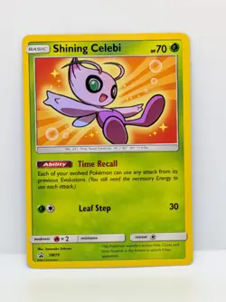 Shining Celebi SM79 Shiny Promo Pokemon Card - Image 1