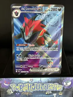 Pokemon Card N's Zoroark EX 175/159 Journey Together Ultra Rare Near Mint - Image 1