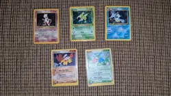 Pokemon Card Lot Holos Mewtwo Scyther Kingdra Hariyama Roselia - Image 2