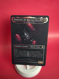 Mtg The Jolly Balloon Man Pennywise Borderless Playtest Card Commander EDH NM - Image 2