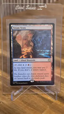Steam Vents X1 -NM/M Pack Fresh -Lorwyn Eclipsed MTG Magic The Gathering English - Image 1