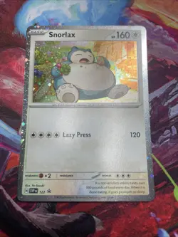 Pokemon TCG Snorlax SVP 122 Cosmos Holo Twilight Masquerade Promo NM (C) - Image 1