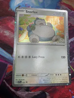 Pokemon TCG Snorlax SVP 122 Cosmos Holo Twilight Masquerade Promo NM (C) - Image 2