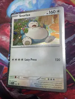 Pokemon TCG Snorlax SVP 122 Cosmos Holo Twilight Masquerade Promo NM (C) - Image 3