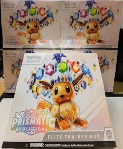 [ LOT OF 5 ] Pokemon Prismatic Evolutions Elite Trainer Box ETB Factory Sealed - Image 1