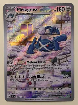 Pokemon TCG Metagross 178/162 Temporal Forces IR 2024 - Image 1