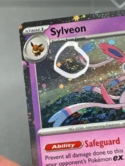 SWIRL Sylveon - 040/131 (Cosmos Holo) Exclusive Promo Pokemon TCG NM - Image 2