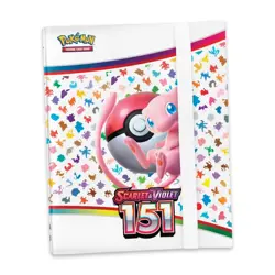 New Pokemon TCG Scarlet And Violet 151 Binder Collection Binder Only Mew - Image 1