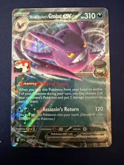 Team Rocket's Crobat Ex Prize Pack Series 8 Play! Stamp Pokemon - Image 1