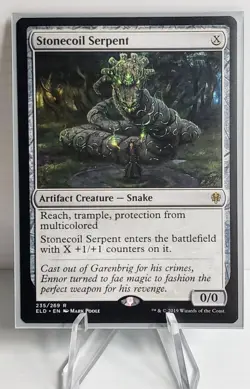 MTG - Stonecoil Serpent - Throne Of Eldraine - NM, English Magic x1 - Image 1