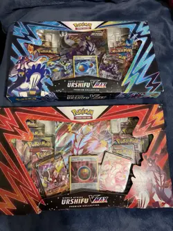 Pokemon TCG Single + Rapid Strike Urshifu VMAX Premium Collection Boxes NEW SEAL - Image 1