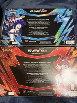 Pokemon TCG Single + Rapid Strike Urshifu VMAX Premium Collection Boxes NEW SEAL - Image 2
