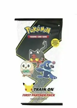 Pokemon First Partner Pack Alola Three Jumbo Cards 2 TCG Boosters New Sealed 820650809620 - Image 1
