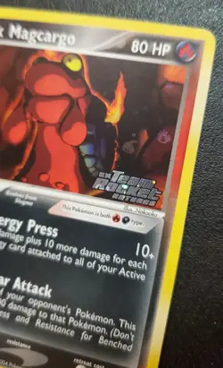 Pokemon Dark Magcargo 38/109 Team Rocket Returns Stamped Holo Card 2004 NM - Image 3