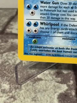 POLIWRATH 15/130 Holo Rare Base Set 2 2000 - Pokemon Card LP/NM - Image 5