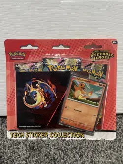 Pokemon Ascended Heroes Booster Packs with Charmander & Charizard Cards - Image 1