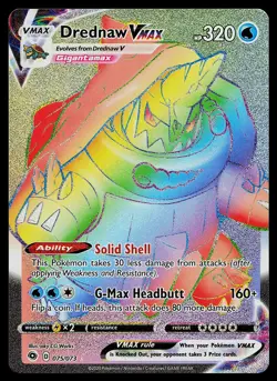 Pokemon Card - Drednaw VMAX Champion's Path 75/73 Secret Rare - Image 1