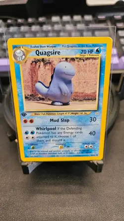 Quagsire 48/64 Neo Revelation 1st Edition Wizards Of The Coast Pokemon Card - Image 1
