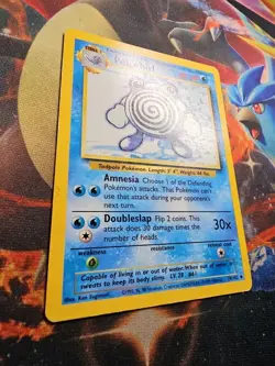 POLIWHIRL - 38/102 - Base Set - Pokemon Card - LP/MP - Image 2