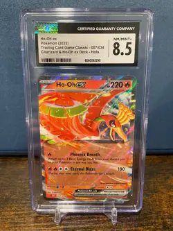 Ho-Oh ex Pokemon Card - Charizard & Ho-Oh ex Deck - 007/034 - CGC 8.5 - Image 1