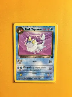 Dark Vaporeon | 45/82 | Team Rocket | Vintage Pokemon TCG Card LP Condition - Image 4