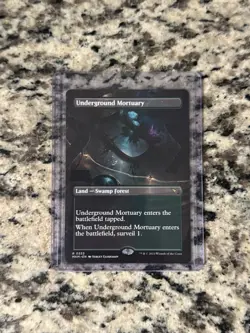 MTG Murders at Karlov Manor Underground Mortuary Borderless Non-foil 0333 NM - Image 1