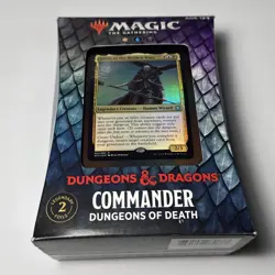 Adventures in the Forgotten Realms Commander Deck: Dungeons of Death MTG Sealed - Image 1