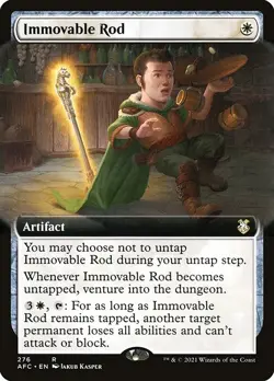 Immovable Rod-Forgotten Realms Commander-Extended Art-Regular-276-NM - Image 1