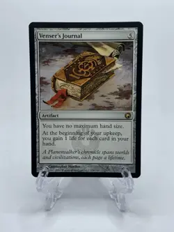 Venser's Journal - Scars of Mirrodin - MTG - Rare - Magic The Gathering - Image 1