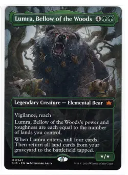 MTG Lumra, Bellow of the Woods (Borderless) (0342) - Bloomburrow (BLB) Regular - Image 1