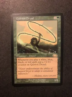 Rare MtG Planeshift - Quirion Dryad English - Image 1