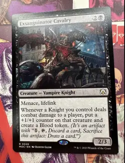 1x Exsanguinator Cavalry, March of the Machine Commander, Magic MTG NM - Image 1