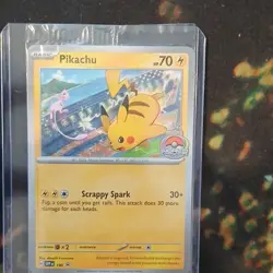 Pokemon Pikachu World Championships Promo 70HP SVP 190 Scarlet Violet Card - Image 1