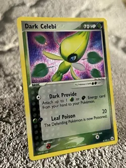 Pokemon TCG Dark Celebi Holo Rare Card #4/101 Hidden Legends Series - Image 2