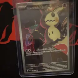 Pokemon TCG Team Rocket's Mimikyu 238/217 ASR Full Art Secret Rare Holo English - Image 1