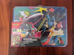 Pokemon TCG 2025 Fall Collector Chest Tin Sealed New Plus Extra Pack - Image 2