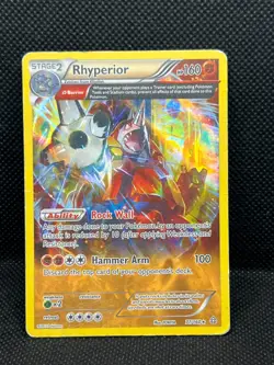 Pokemon TCG Rhyperior (Omega) 77/160 XY - Primal Clash Reverse Holo - Image 1
