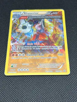 Pokemon TCG Rhyperior (Omega) 77/160 XY - Primal Clash Reverse Holo - Image 2