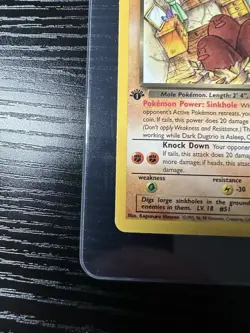 Dark Dugtrio 1st Edition Rare 23/82 Non Holo WOTC Vintage Pokemon - Image 2