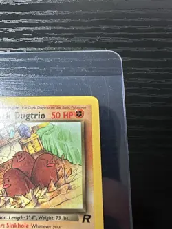 Dark Dugtrio 1st Edition Rare 23/82 Non Holo WOTC Vintage Pokemon - Image 4