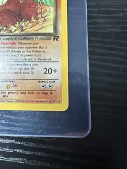Dark Dugtrio 1st Edition Rare 23/82 Non Holo WOTC Vintage Pokemon - Image 5