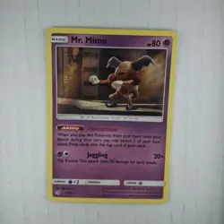 Mr. Mime 11/18 Detective Pikachu Rare Holo Pokemon TCG LP/NM Fast Shipping - Image 4