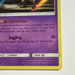 Mr. Mime 11/18 Rare Holo Card Detective Pikachu 2019 Pokemon TCG LP/NM - Image 5