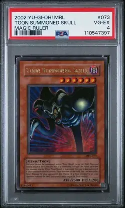 Yu-Gi-Oh! - Magic Ruler Toon Summoned Skull 2002 MRL-073 Unlimited PSA 4 - Image 1
