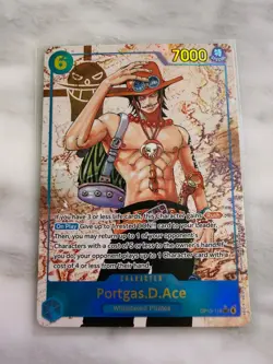 One Piece OP-13 Carrying On His Will Portgas .D. Ace OP13-119 SEC Alt Art - Image 1